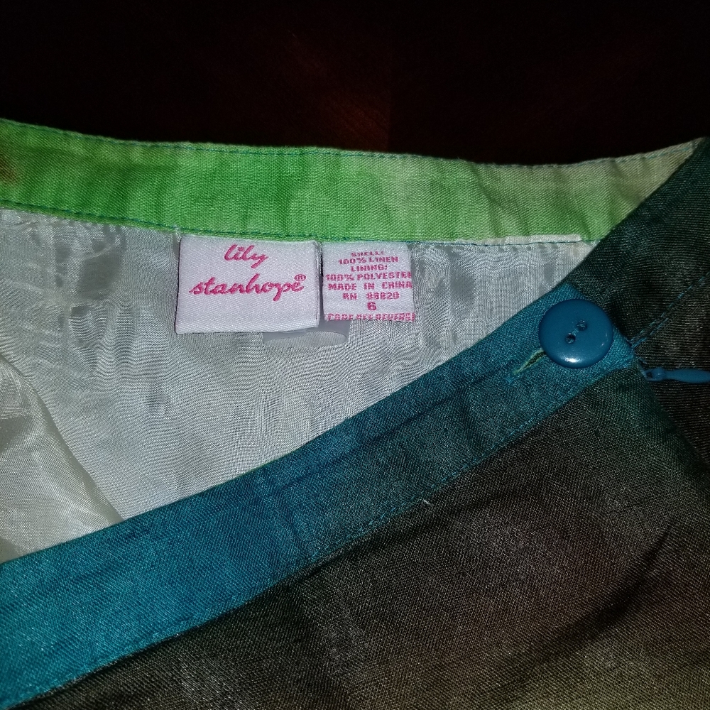 Lily Stanhope Linen Skirt 6 - Picture 4 of 5